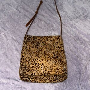 Madewell animal print  “The Memphis” crossbody bag